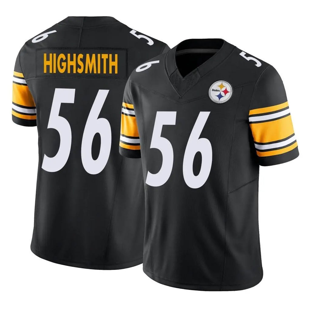 P.Steelers #56 Alex Highsmith Player Black Limited Vapor F.U.S.E. Home Game PETTCS Stitched Jerseys