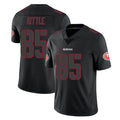 SF.49ers #85 George Kittle Player Black Impact Limited Home Game PETTCS Stitched Jerseys