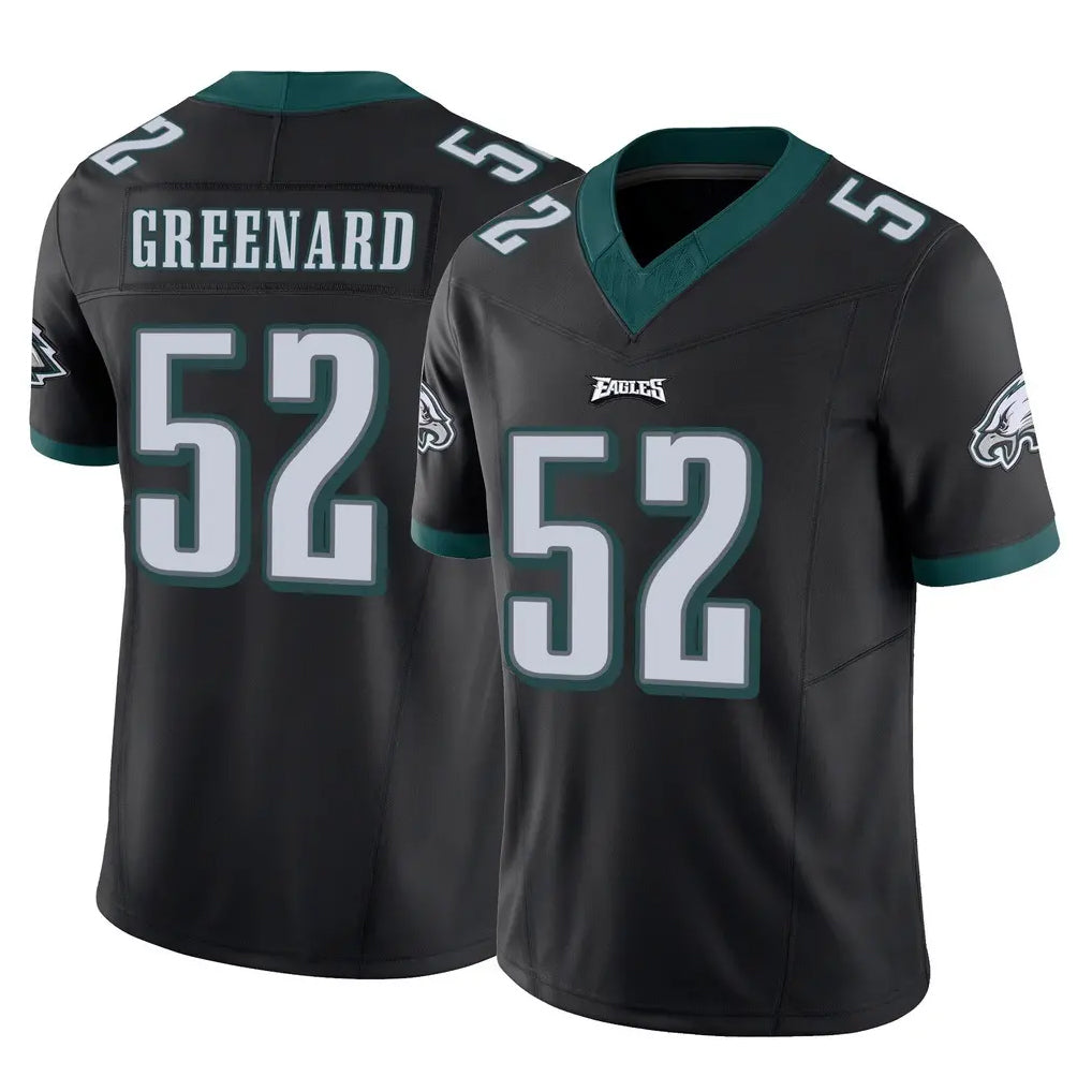 P.Eagles #52 Jonathan Greenard Player Black Limited Vapor F.U.S.E. Home Game PETTCS Stitched Jerseys