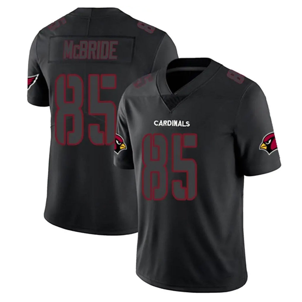 A.Cardinals #85 Trey McBride Player Black Impact Limited Home Game PETTCS Stitched Jerseys