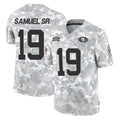 SF.49ers #19 Deebo Samuel Sr. Player Arctic Camo Limited Salute To Service Home Game PETTCS Stitched Jerseys