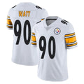 P.Steelers #90 T.J. Watt Player White Limited Vapor Untouchable Home Game PETTCS Stitched Jerseys