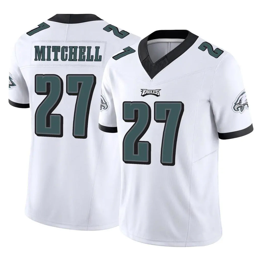 P.Eagles #27 Quinyon Mitchell Player White Limited Vapor F.U.S.E. Home Game PETTCS Stitched Jerseys