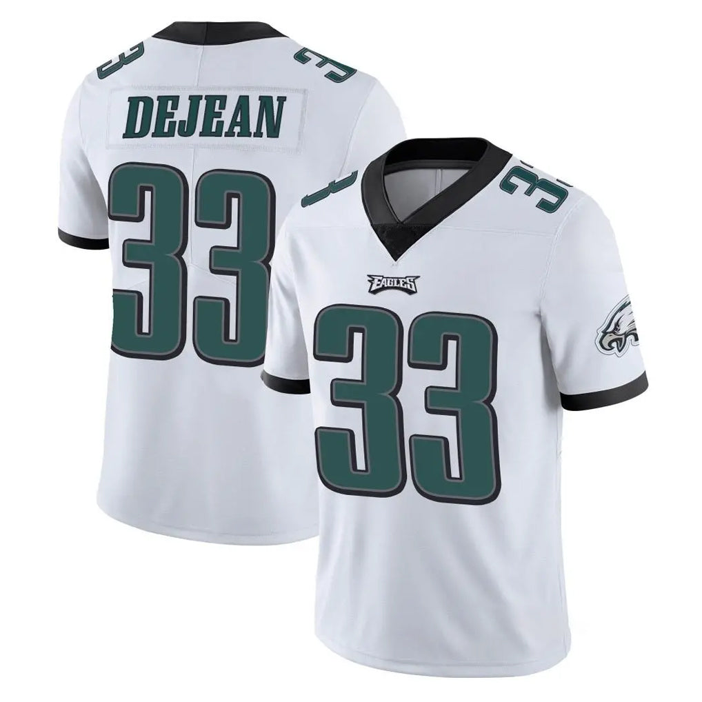 P.Eagles #33 Cooper DeJean Player White Limited Vapor Untouchable Home Game PETTCS Stitched Jerseys