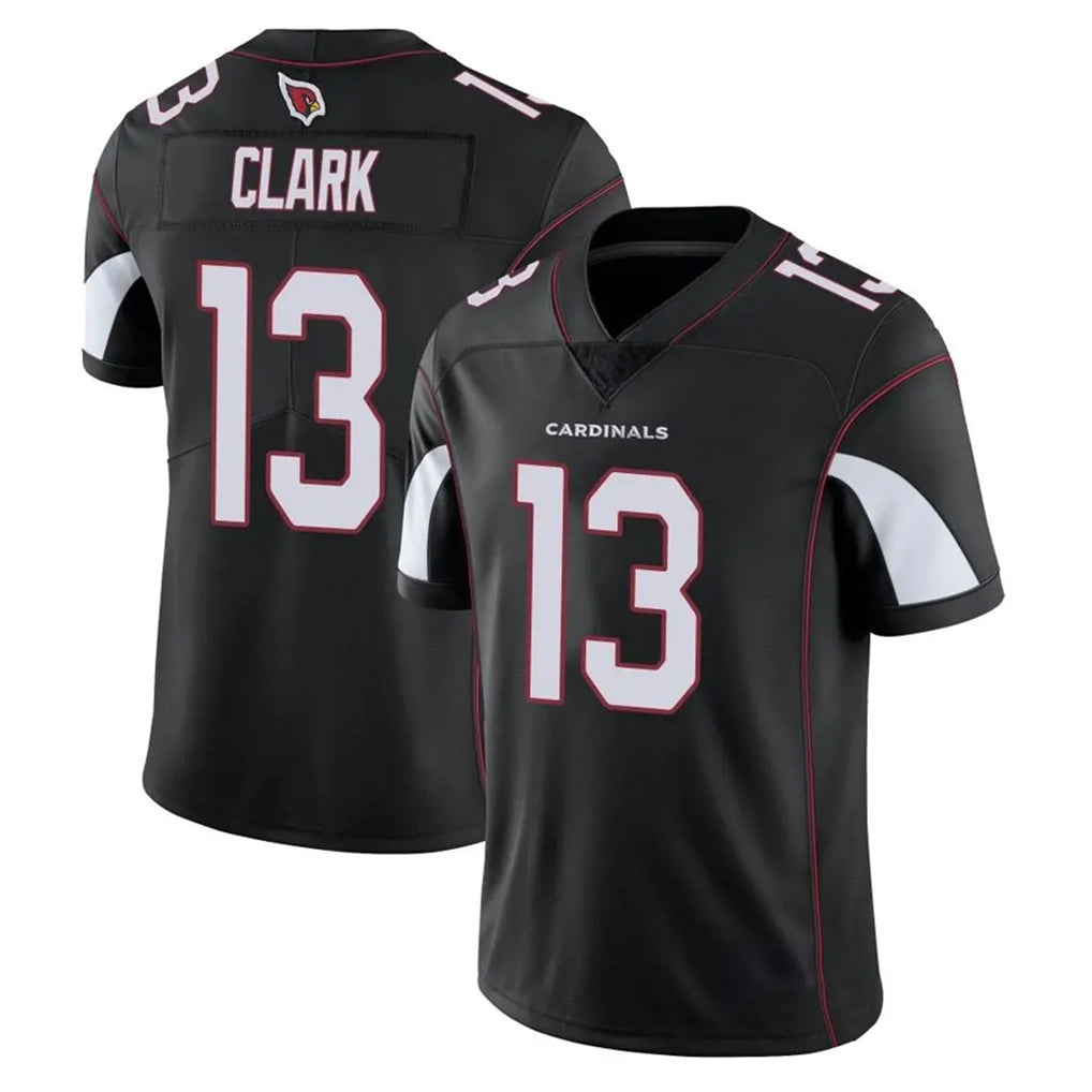 A.Cardinals #13 Kei'Trel Clark Player Black Vapor Limited Home Game PETTCS Stitched Jerseys