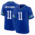 S.Seahawks #11 Jaxon Smith-Njigba Player Royal Throwback Home Game PETTCS Stitched Jerseys