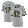 S.Seahawks #12 12th Fan Player Grey 2025 Rivalries Collection Home Game PETTCS Stitched Jerseys