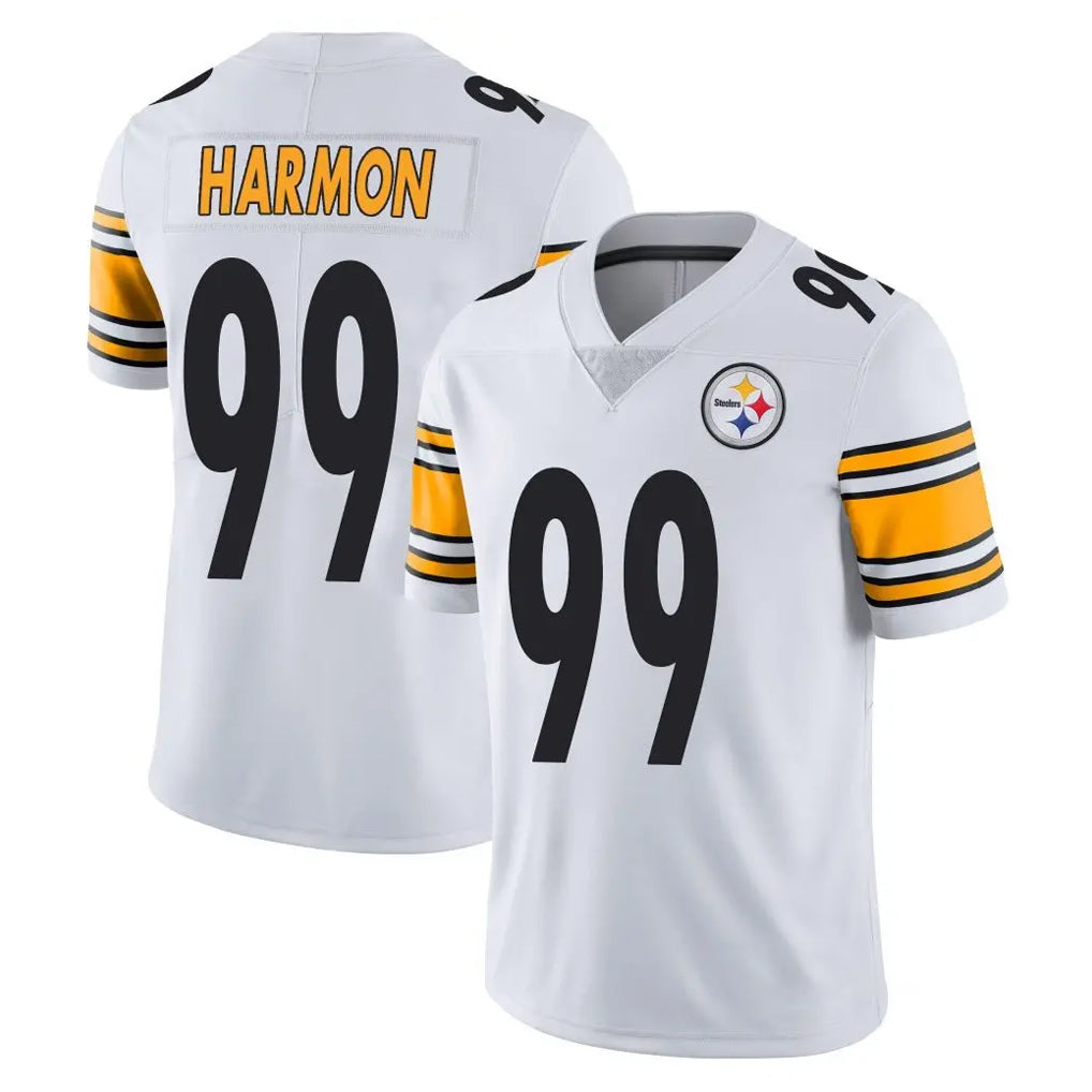 P.Steelers #99 Derrick Harmon Player White Limited Vapor Untouchable Home Game PETTCS Stitched Jerseys