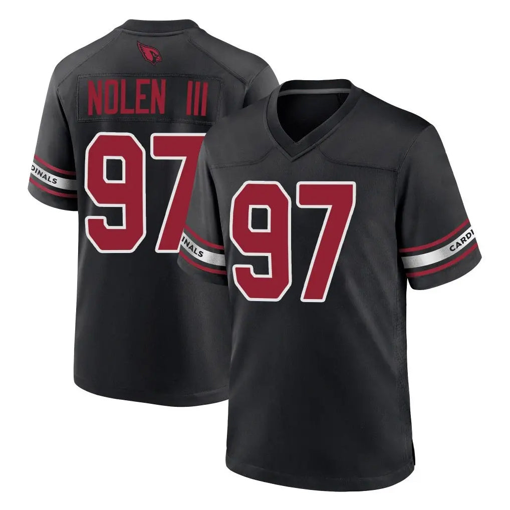 A.Cardinals #97 Walter Nolen III Player Black Alternate Game PETTCS Stitched Jerseys