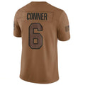 A.Cardinals #6 James Conner Player Brown Limited Salute To Service Game PETTCS Stitched Jerseys