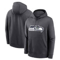 S.Seahawks ## Seahawks Blank Player Gray LOGO Pullover Hoodies Game PETTCS Stitched Jerseys